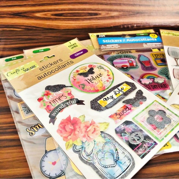 Bundle/Lot 121 Stickers Scrapbooking Bujo Journaling Arts & Crafts Posters Decor - Picture 2 of 16